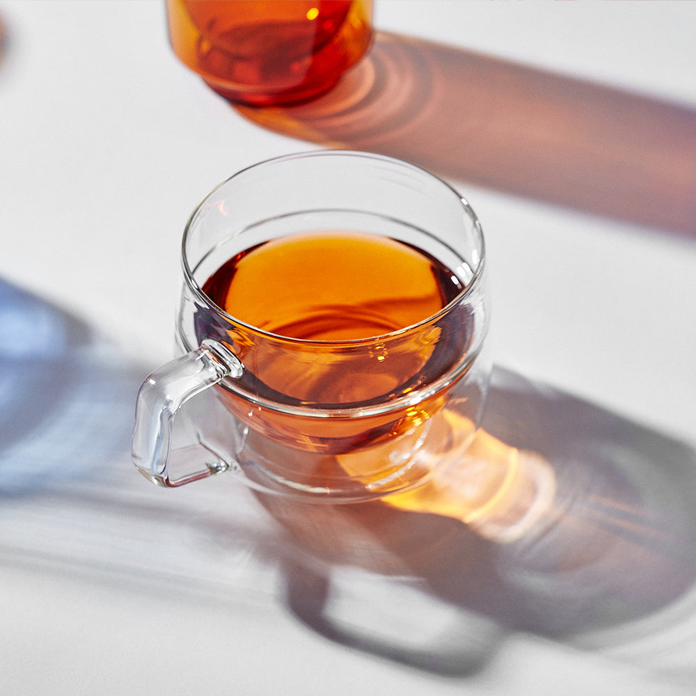 Double-Wall Borosilicate Wide Mug with Handle